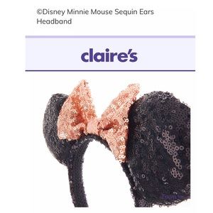 NWT - Disney Minnie Mouse Sequin Ears Headband